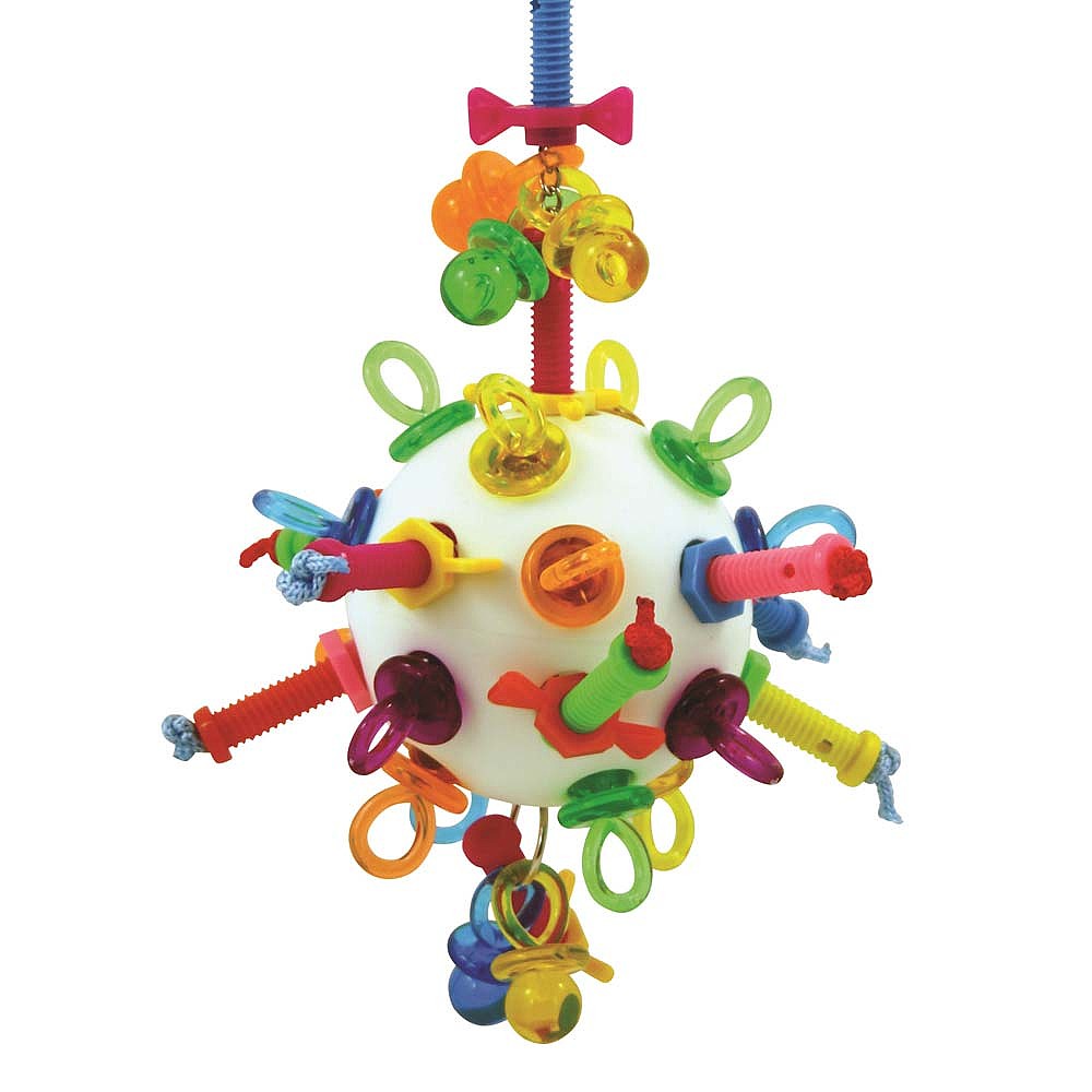 Nuts, Bolts & Binkies Puzzle Parrot Toy - Large