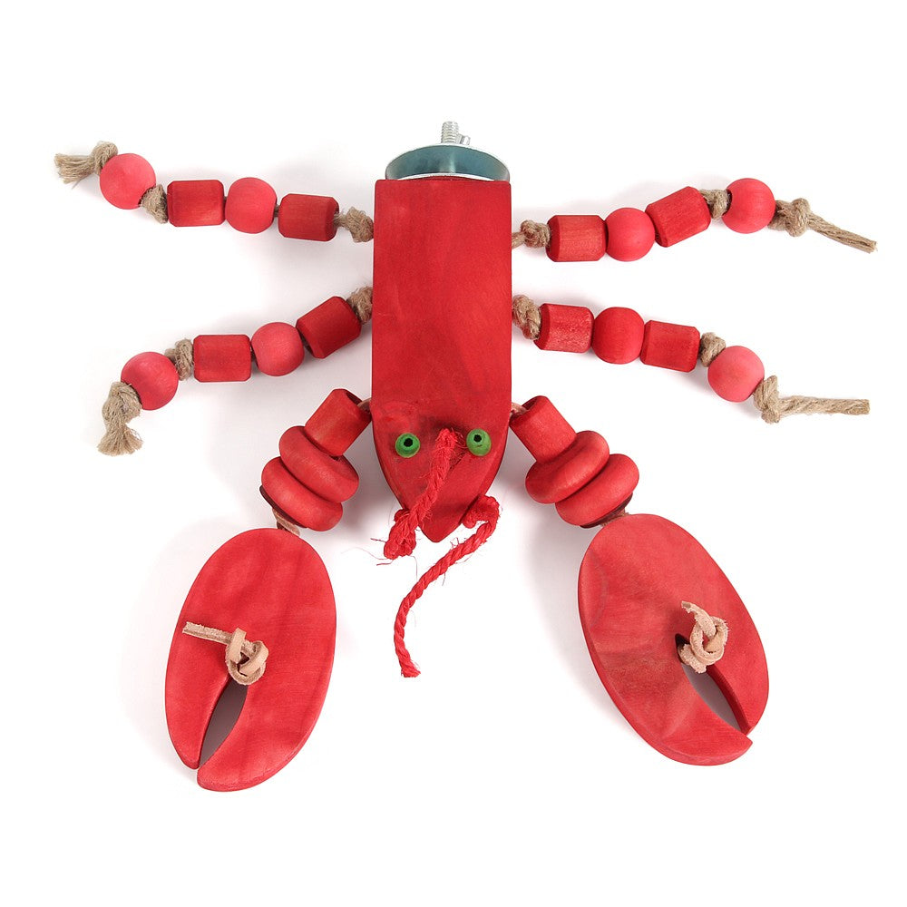 Jimmy the Lobster Play Perch Parrot Toy
