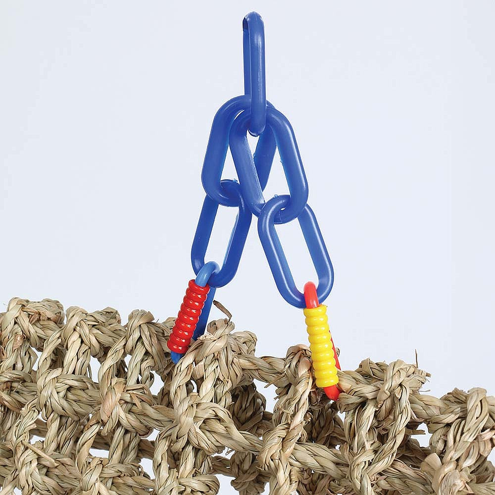 Wagon Ho Natural Woven Seagrass Parrot Perch Tent Large