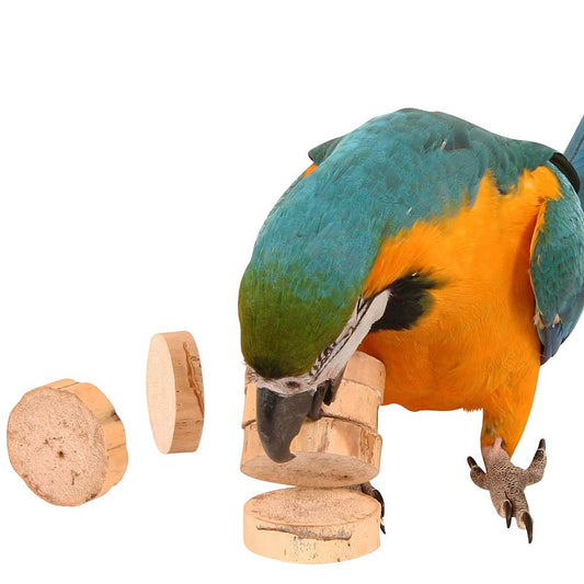 Bird Kabob Chips Chewable Natural Parrot Toy