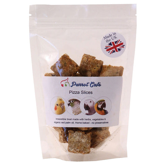 Parrot Cafe Palm Oil Pizza Slice Treats for Parrots - 100g