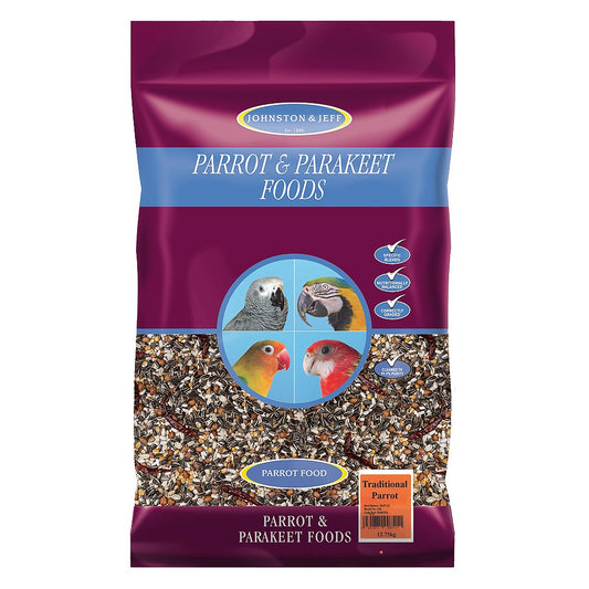 Johnston and Jeff Traditional Parrot Food 12.75Kg