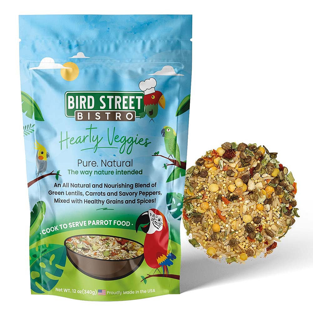 Bird Street Bistro Hearty Veggies Parrot Food 12oz