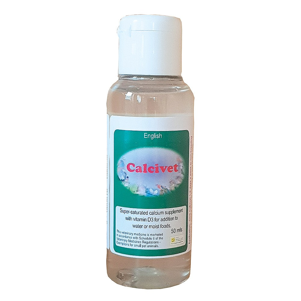 Calcivet 50ml Liquid Calcium and D3 Supplement