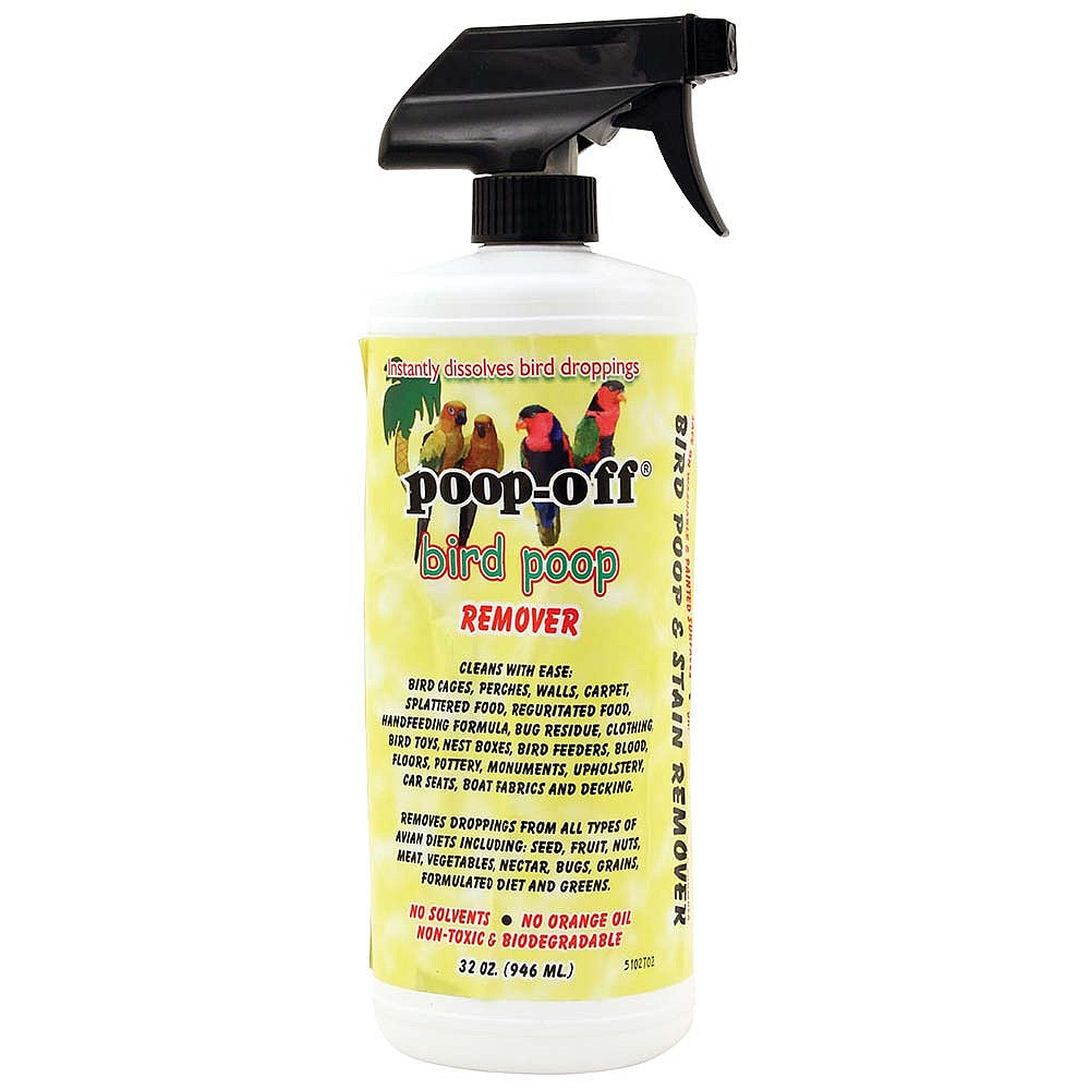 Poop Off Bird Poop Remover 32oz Spray Top Bottle