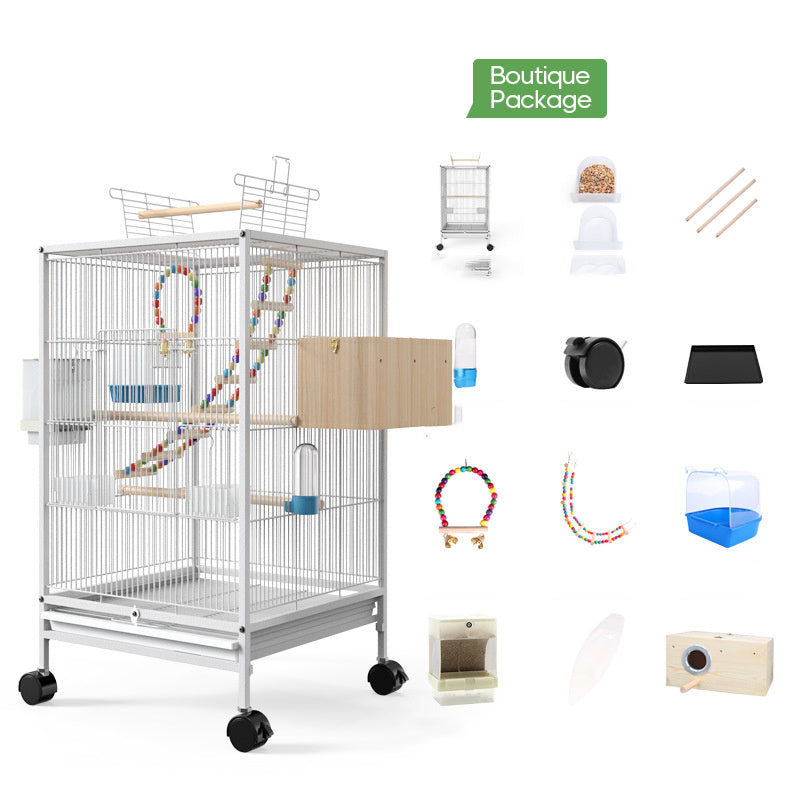 Shop Parrots Cage – All‑in‑One Home, Nest & Play System | ShopParrots