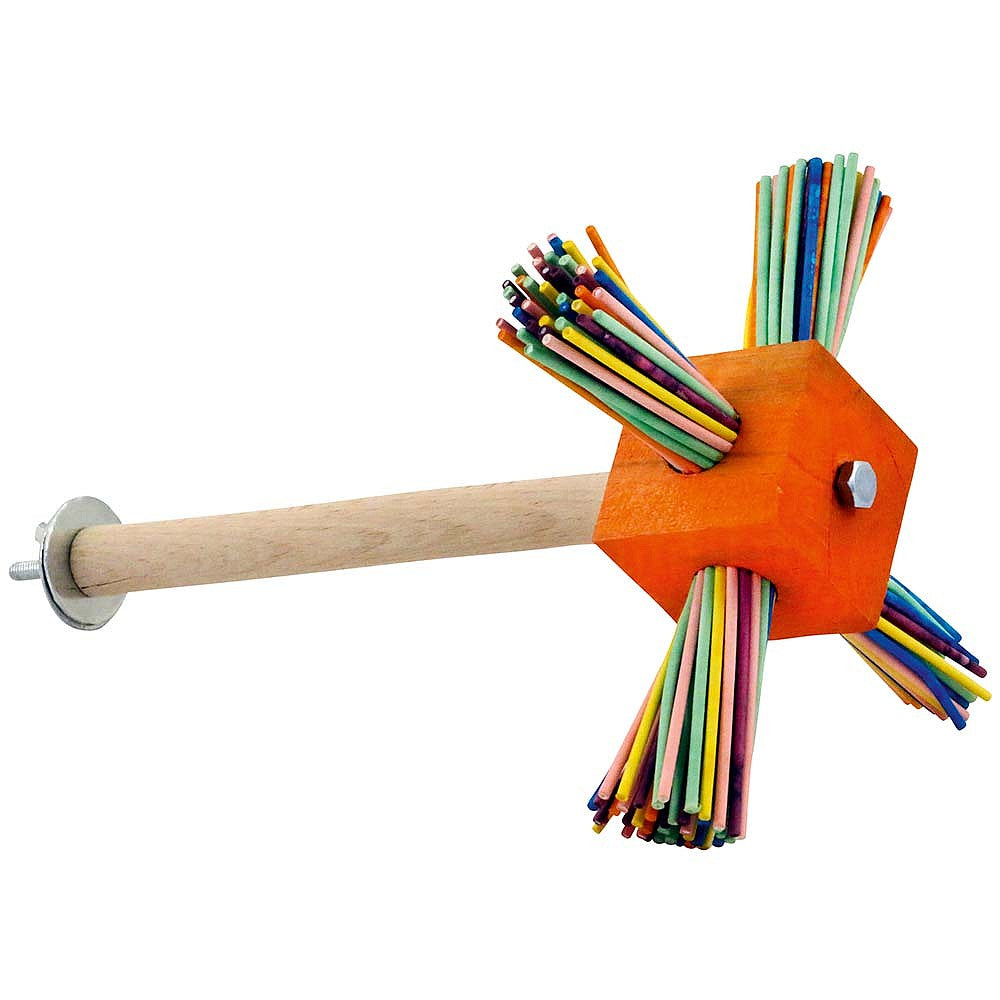 Party Perch spinning parrot toy – rotating perch and play station for parrots to climb, balance and stay active