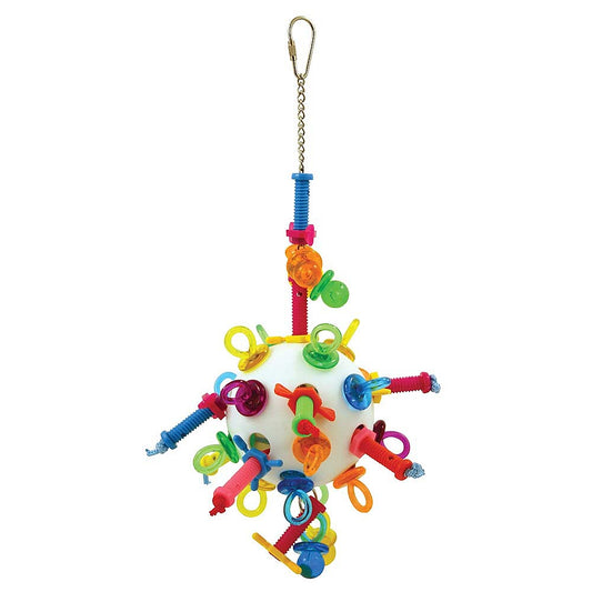 Nuts, Bolts & Binkies Puzzle Parrot Toy - Large