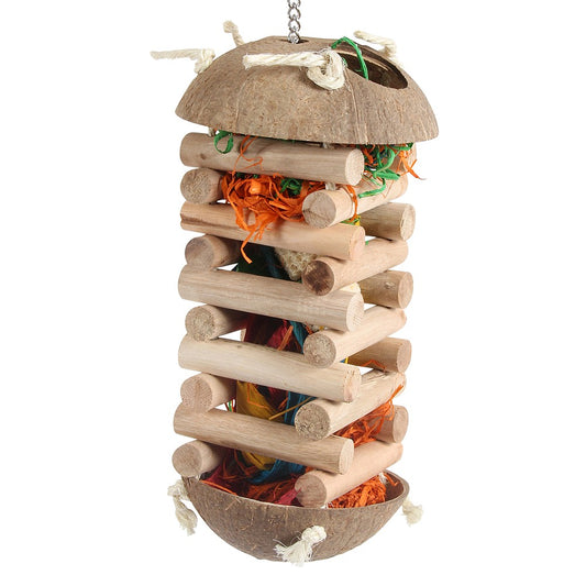 Foraging Hut Parrot Toy - Large