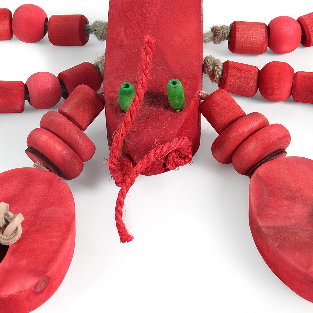 Jimmy the Lobster Play Perch Parrot Toy