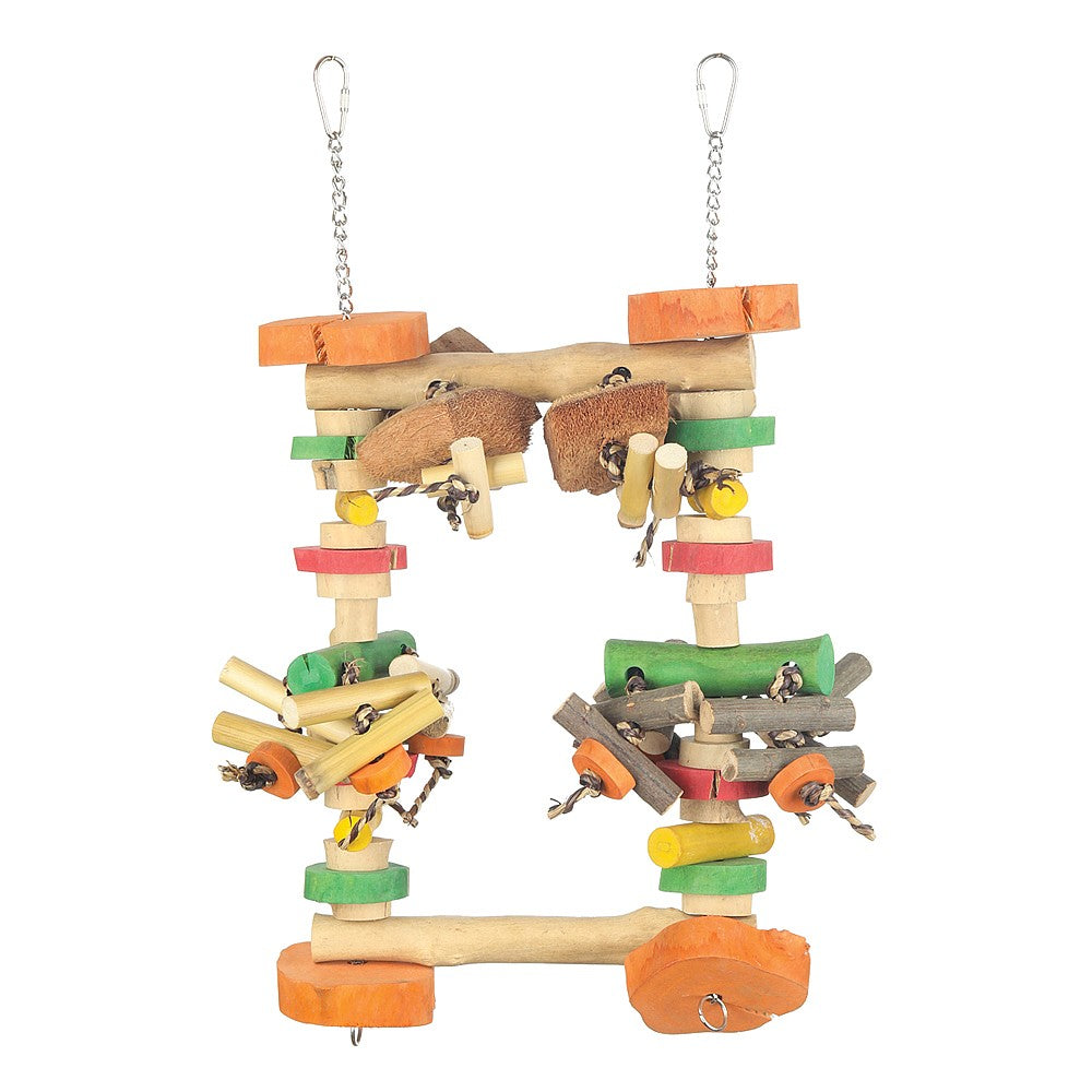 Chew and Swing Activity Parrot Toy Small