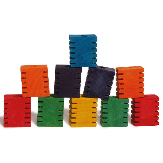 Groovy Blocks Small Pack of 10 Parrot Toy Making Parts