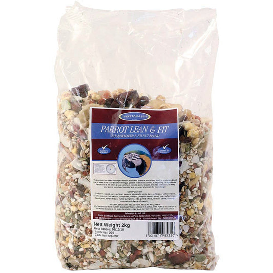 Johnston and Jeff Lean and Fit Parrot Food 2kg