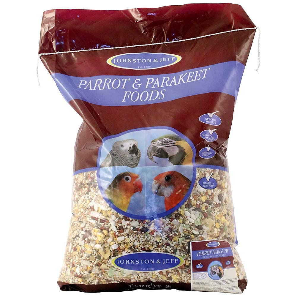 Johnston and Jeff Lean and Fit Parrot Food 12.75kg