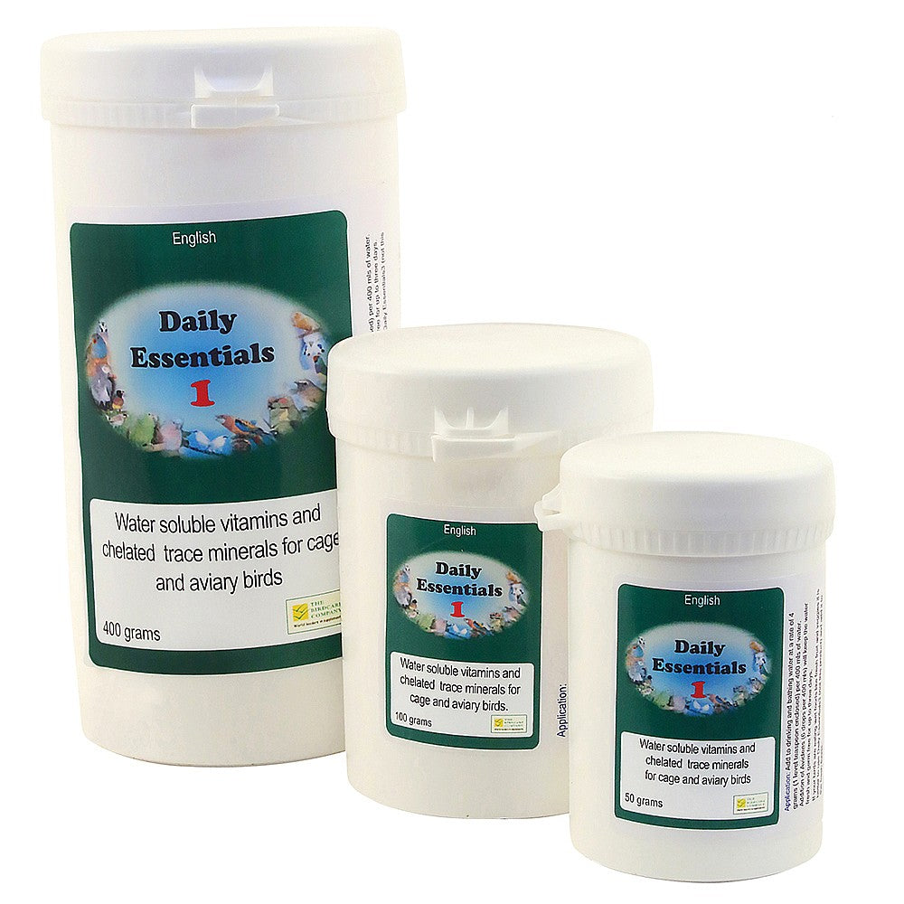 Daily Essentials 1 Soluble Multi-Vitamins for Parrots 50g