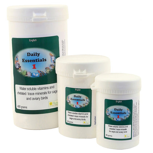 Daily Essentials 1 Soluble Multi-Vitamins for Parrots 50g