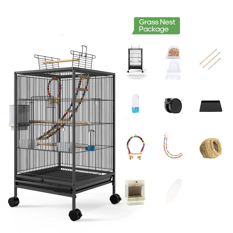 Shop Parrots Cage – All‑in‑One Home, Nest & Play System | ShopParrots